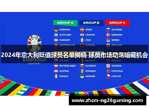 2024年意大利贬值球员名单揭晓 球员市场动荡暗藏机会