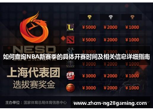 如何查询NBA新赛季的具体开赛时间及相关信息详细指南